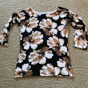 Cachè Beaded Front Lightweight Sweater